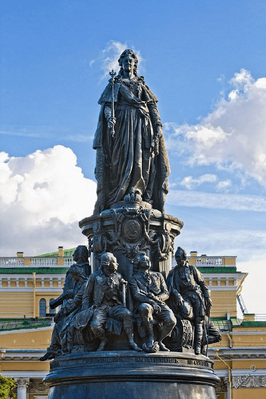 Памятник Екатерине II в Санкт-Петербурге, работа Михаила Микешина