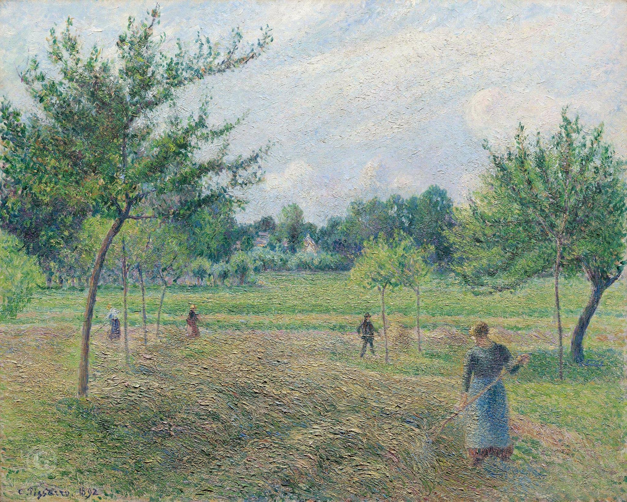 Камиль Писсарро Сенокос в Эраньи 1892