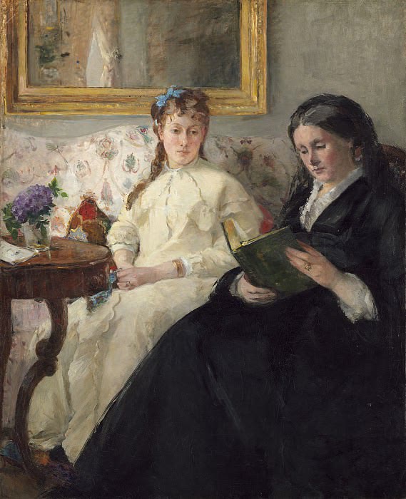 Берта Моризо Мать и сестра художницы картина 1869 года