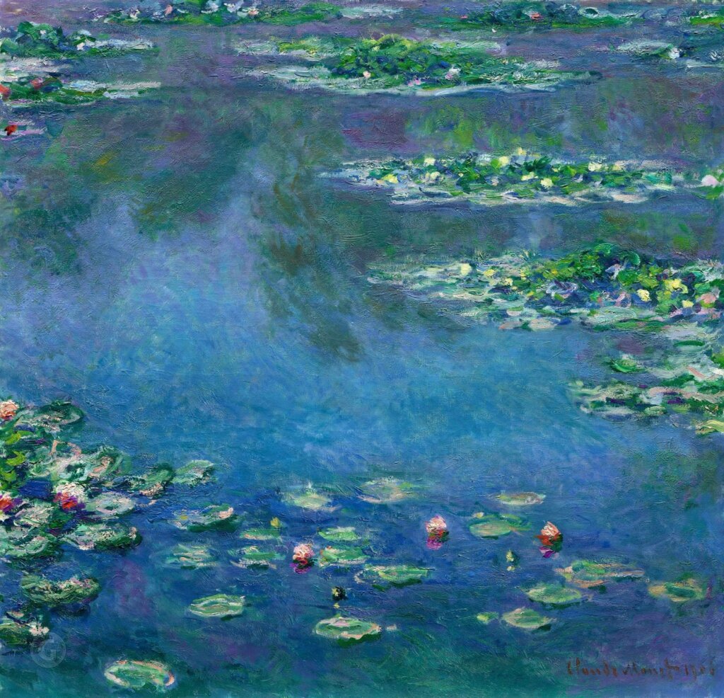 Клод Моне Водяные лилии Кувшинки 1906