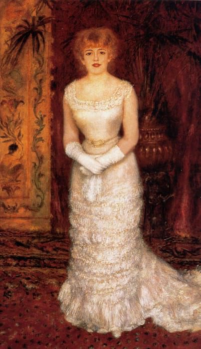 Пьер Огюст Ренуар Портрет Жанны Самари женский образ