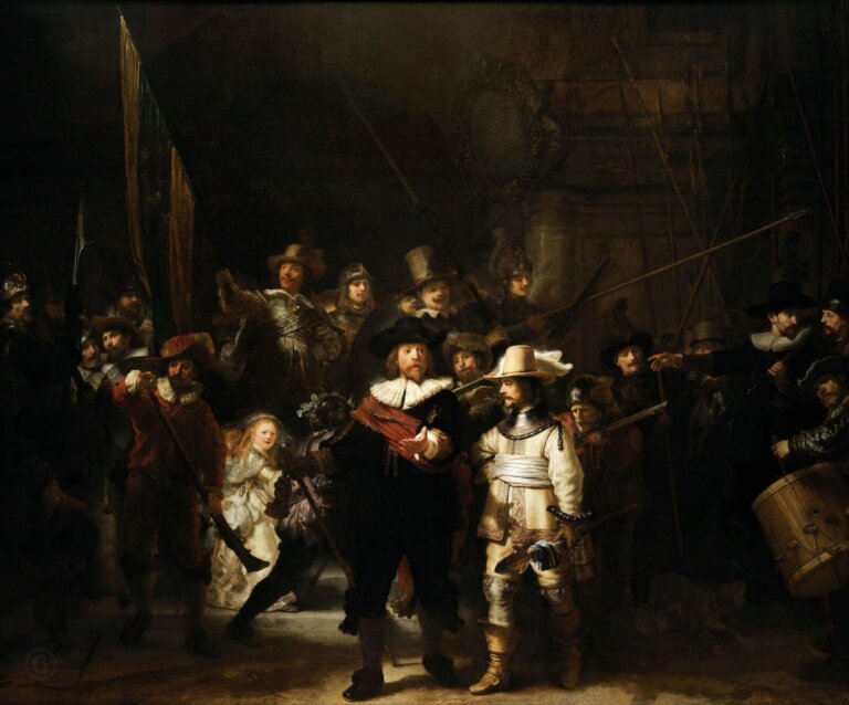 Рембрандт Ночной дозор картина 1642 года