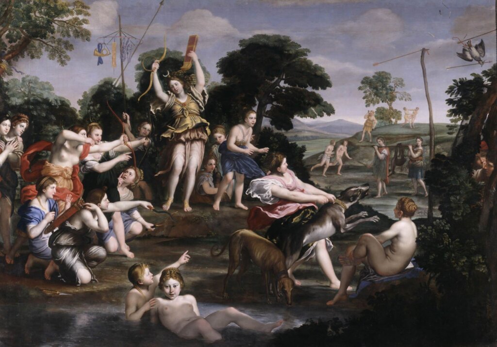 Доменикино. Охота Дианы, 1616–1617