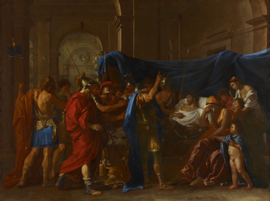 Никола Пуссен. Смерть Германика, 1627